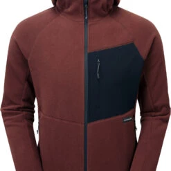 ARTILECT Supermoon Bio Hoodie Heren, Bruin/zwart