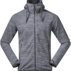 Bergans Hareid Fleece Jas Heren, Grijs