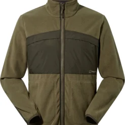 Berghaus Tannen Fleece Jas Heren, Olijf