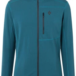 Black Diamond Coefficient Fleece Hoody Heren, Turquoise