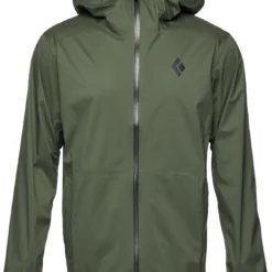 Black Diamond Stormline Stretch Regenjas Heren, Olijf