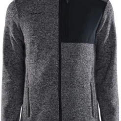 Craft ADV Explr Heavy Fleece Jas Heren, Grijs/zwart