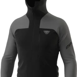 Dynafit Speed Polartec Hooded Jacket Heren, Zwart/grijs