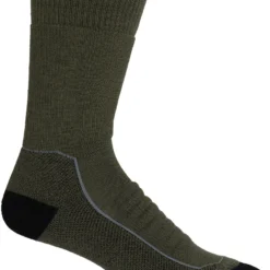 Icebreaker Hike+ Zware Crew Sokken Heren, Olijf/zwart