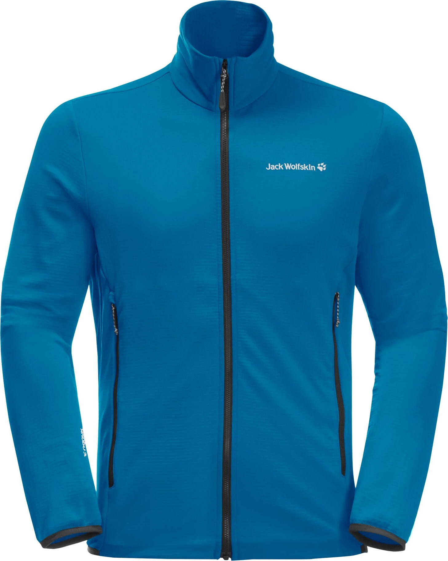 Jack Wolfskin DNA Fleece Jas Heren, Blauw 1 Jack Wolfskin DNA Fleece Jas Heren, Blauw