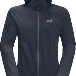 Jack Wolfskin Pack & Go Softshell Jas Heren, Blauw