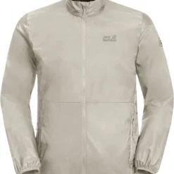 Jack Wolfskin Pack & Go Windshell Jas Heren, Grijs