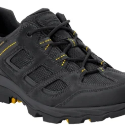 Jack Wolfskin Vojo 3 Texapore Lage Schoenen Heren, Zwart/geel