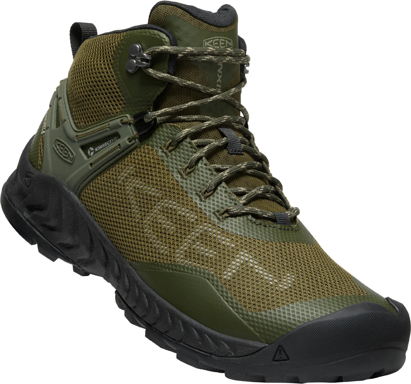 Keen NXIS EVO Mid WP Schoenen Heren, Olijf 1 Keen NXIS EVO Mid WP Schoenen Heren, Olijf