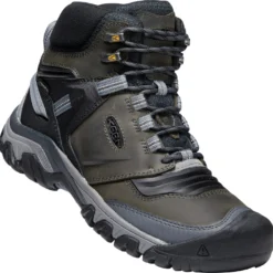 Keen Ridge Flex Mid WP Schoenen Heren, Grijs/zwart