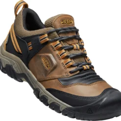 Keen Ridge Flex WP Schoenen Heren, Bruin/zwart