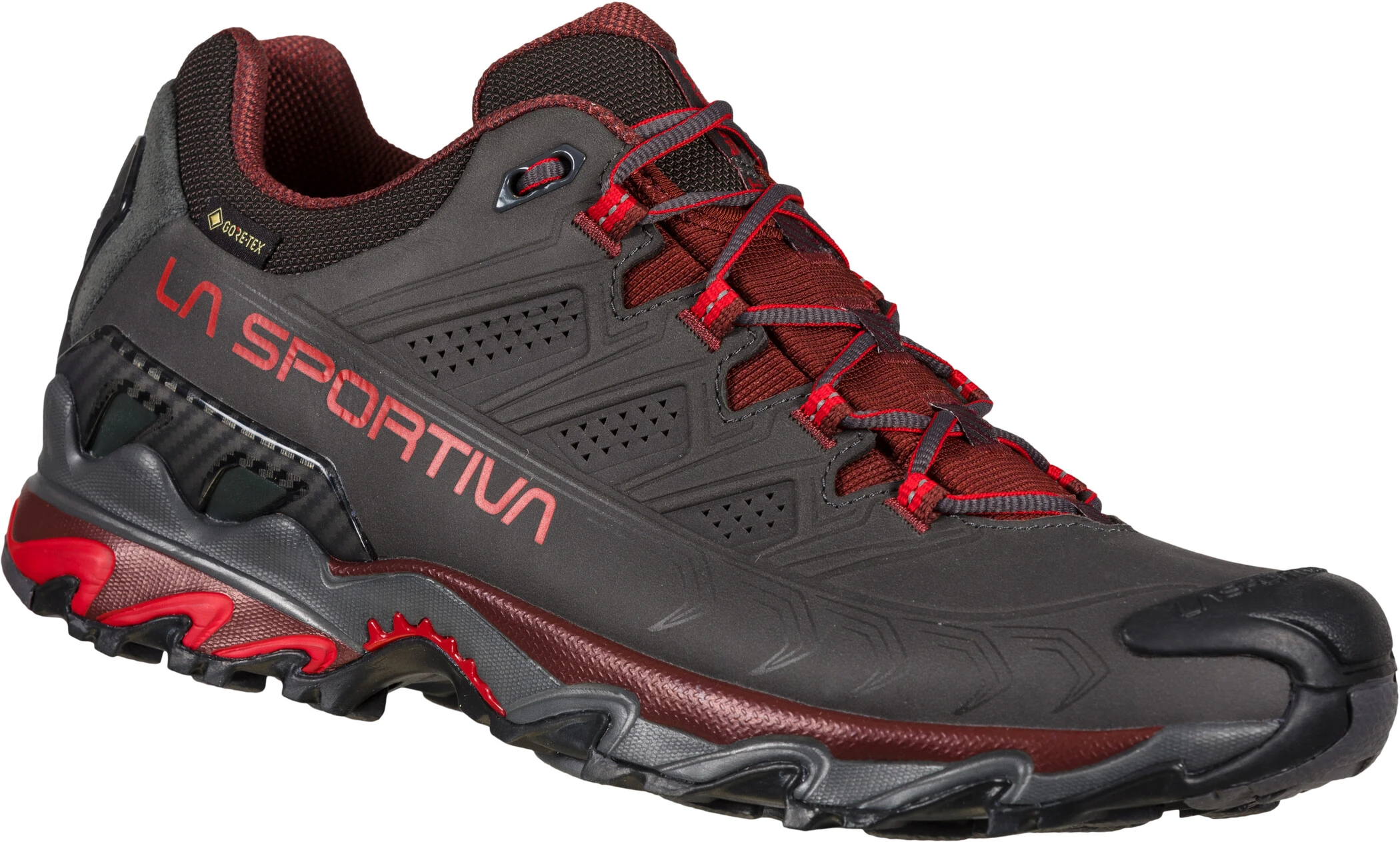 La Sportiva Ultra Raptor II Leather GTX Schoenen Heren, Grijs/rood 1 La Sportiva Ultra Raptor II Leather GTX Schoenen Heren, Grijs/rood