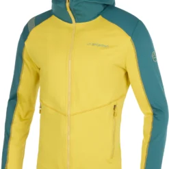 La Sportiva Upendo Hoody Heren, Geel/petrol