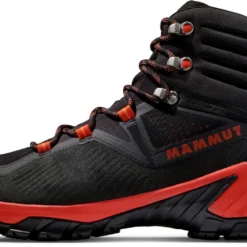 Mammut Sapuen High GTX Schoenen Heren, Zwart/rood