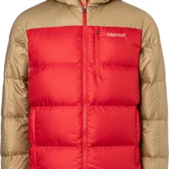 Marmot Guides Donzen Capuchon Jas Heren, Rood/beige