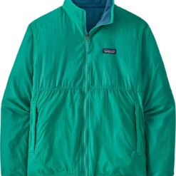 Patagonia Microdini Shelled Omkeerbare Jas Heren, Blauw/turquoise