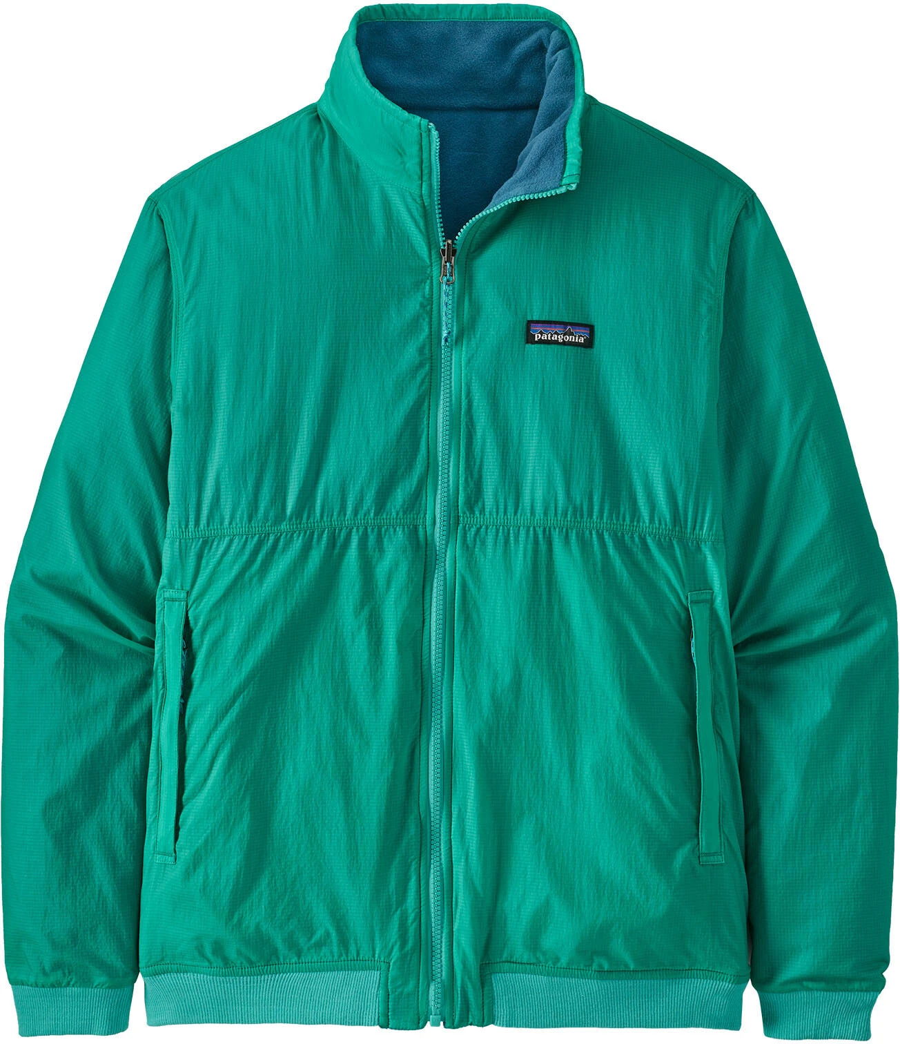 Patagonia Microdini Shelled Omkeerbare Jas Heren, Blauw/turquoise 1 Patagonia Microdini Shelled Omkeerbare Jas Heren, Blauw/turquoise