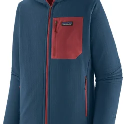 Patagonia R2 TechFace Capuchon Jas Heren, Blauw