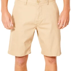 Rip Curl Travellers Walk Shorts Heren, Beige