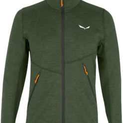 SALEWA Piana Alpine Wool Jas Heren, Groen