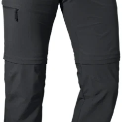 Schöffel Koper1 Afritsbare Broek Heren, Zwart