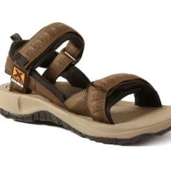 SOURCE Comfort Gobi Sandalen Heren, Bruin