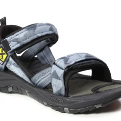 SOURCE Gobi Sandalen Heren, Grijs/zwart