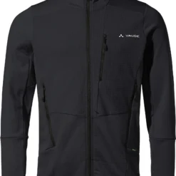 VAUDE Monviso Hooded Grid Fleece Jacket Heren, Zwart